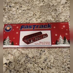NEW Lionel FasTrack Christmas Girder Bridge